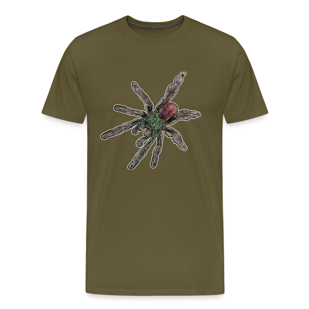 Männer Basic T-Shirt Caribena versicolor - Khaki
