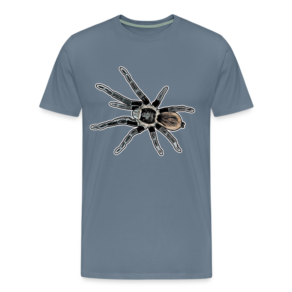 Männer Basic T-Shirt Tliltocatl vagans - Blaugrau