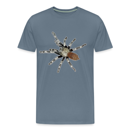 Männer Basic T-Shirt Nhandu chromatus - Blaugrau