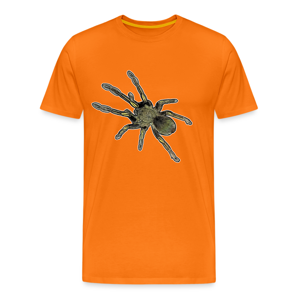 Männer Basic T-Shirt Ephebopus murinus - Orange