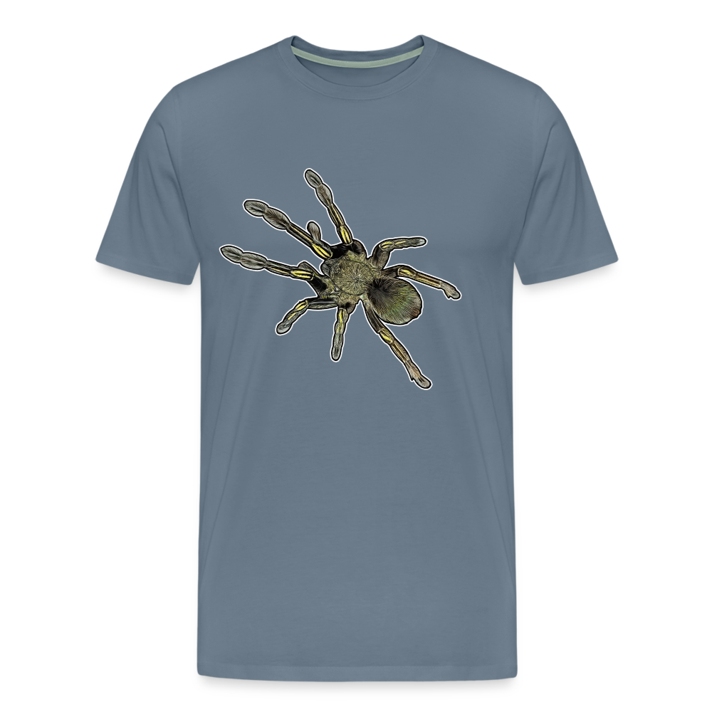 Männer Basic T-Shirt Ephebopus murinus - Blaugrau