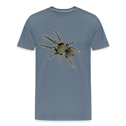 Männer Basic T-Shirt Ephebopus murinus - Blaugrau
