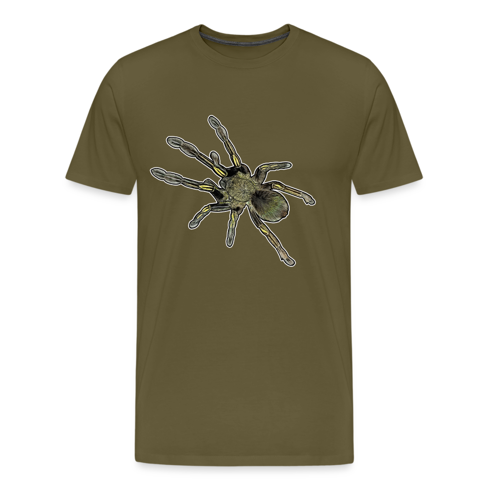 Männer Basic T-Shirt Ephebopus murinus - Khaki
