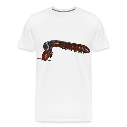 Männer Basic T-Shirt Ophistreptus guineensis - weiß