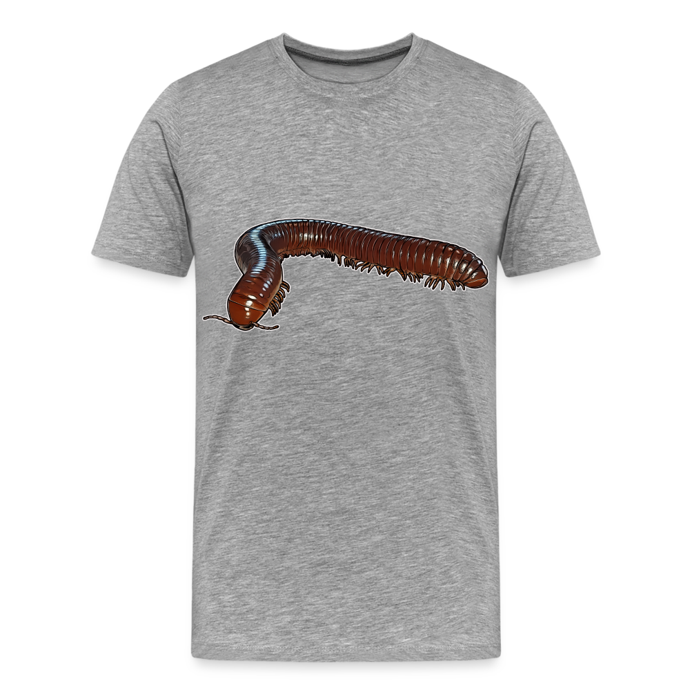 Männer Basic T-Shirt Ophistreptus guineensis - Grau meliert