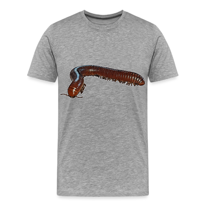 Männer Basic T-Shirt Ophistreptus guineensis - Grau meliert
