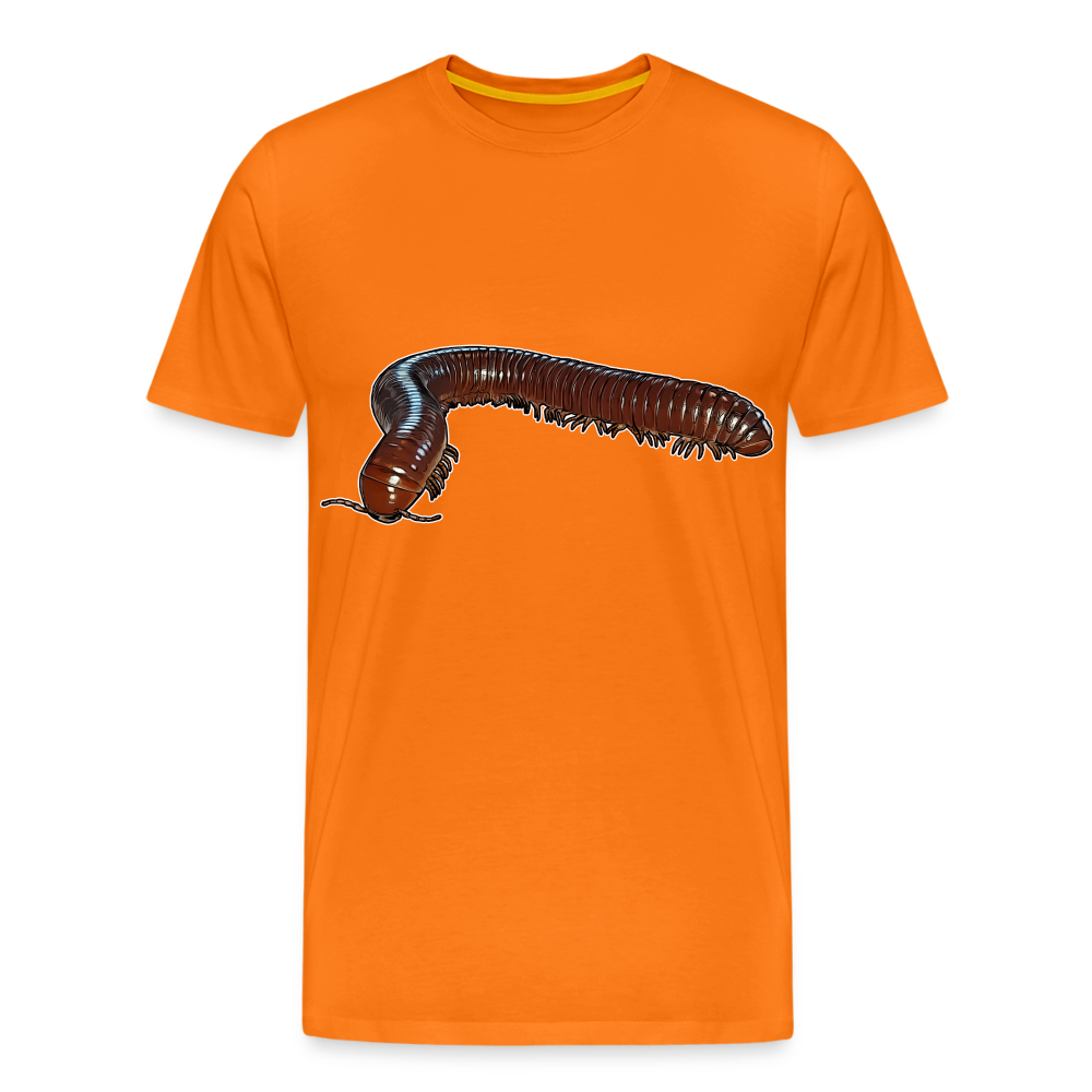 Männer Basic T-Shirt Ophistreptus guineensis - Orange