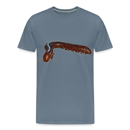 Männer Basic T-Shirt Ophistreptus guineensis - Blaugrau