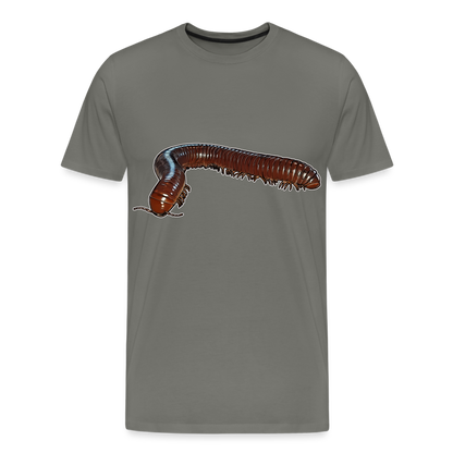 Männer Basic T-Shirt Ophistreptus guineensis - Asphalt