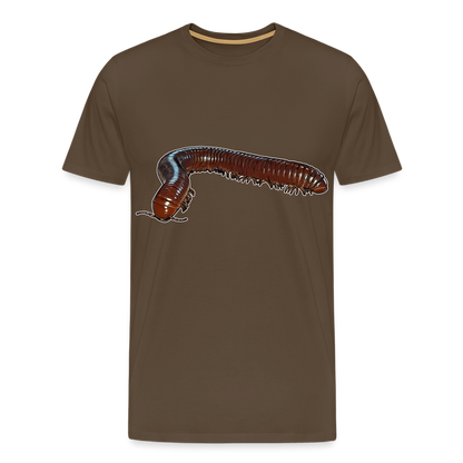 Männer Basic T-Shirt Ophistreptus guineensis - Edelbraun