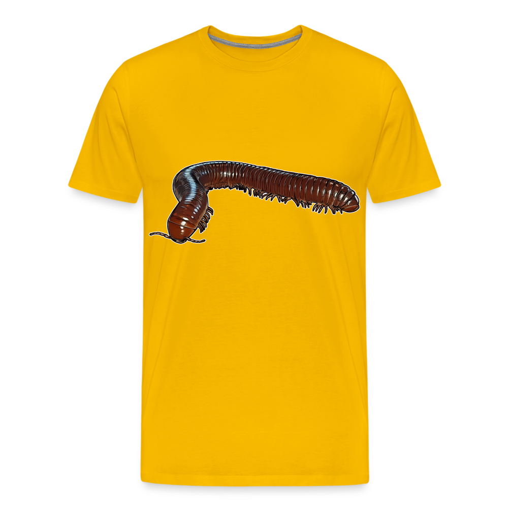 Männer Basic T-Shirt Ophistreptus guineensis - Sonnengelb