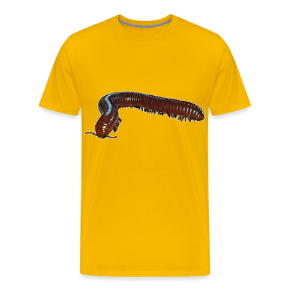 Männer Basic T-Shirt Ophistreptus guineensis - Sonnengelb