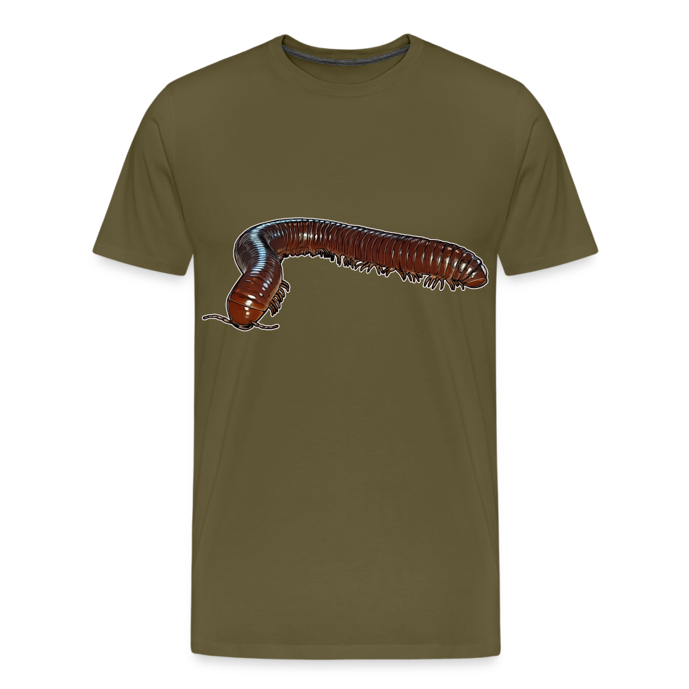 Männer Basic T-Shirt Ophistreptus guineensis - Khaki