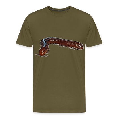 Männer Basic T-Shirt Ophistreptus guineensis - Khaki