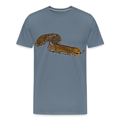 Männer Basic T-Shirt Telodeinopus aoutii - Blaugrau