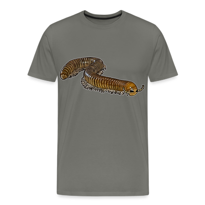 Männer Basic T-Shirt Telodeinopus aoutii - Asphalt