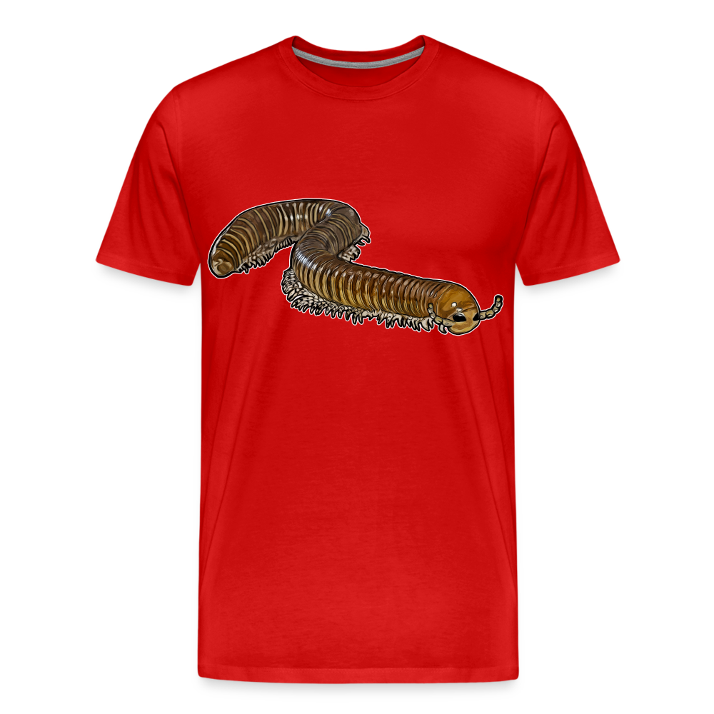 Männer Basic T-Shirt Telodeinopus aoutii - Rot
