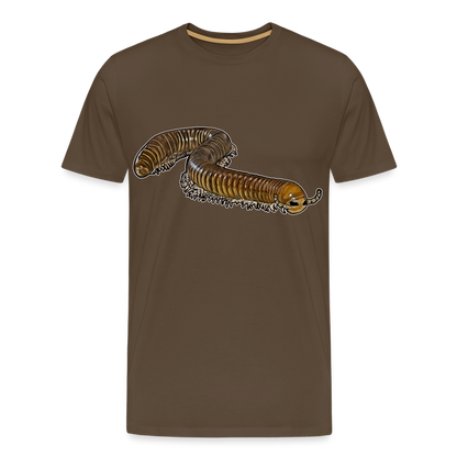 Männer Basic T-Shirt Telodeinopus aoutii - Edelbraun