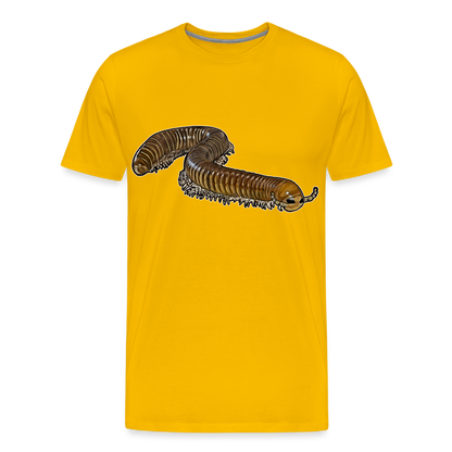 Männer Basic T-Shirt Telodeinopus aoutii - Sonnengelb