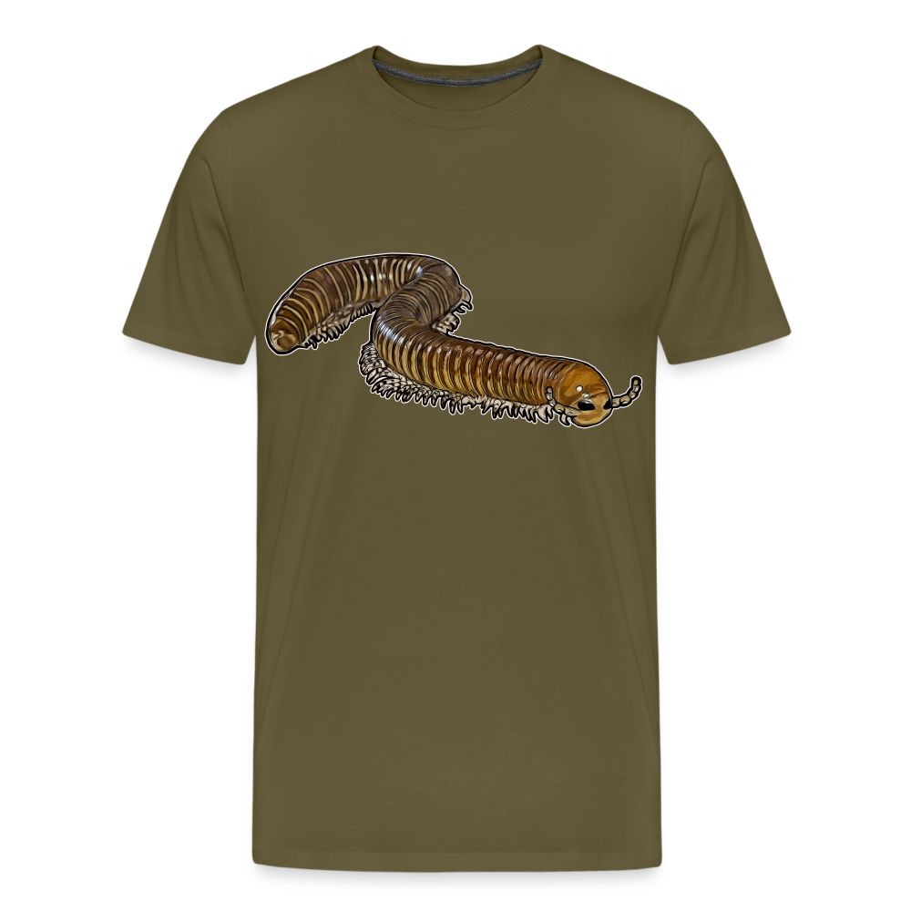 Männer Basic T-Shirt Telodeinopus aoutii - Khaki