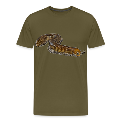 Männer Basic T-Shirt Telodeinopus aoutii - Khaki