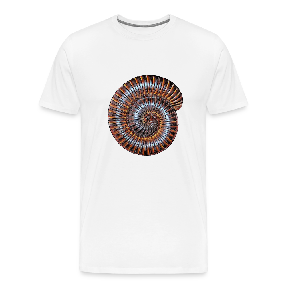 Männer Basic T-Shirt Archispirostreptus gigas - weiß