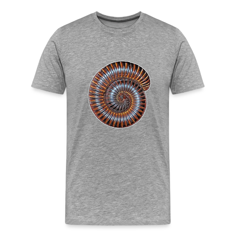 Männer Basic T-Shirt Archispirostreptus gigas - Grau meliert