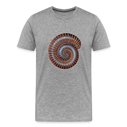 Männer Basic T-Shirt Archispirostreptus gigas - Grau meliert