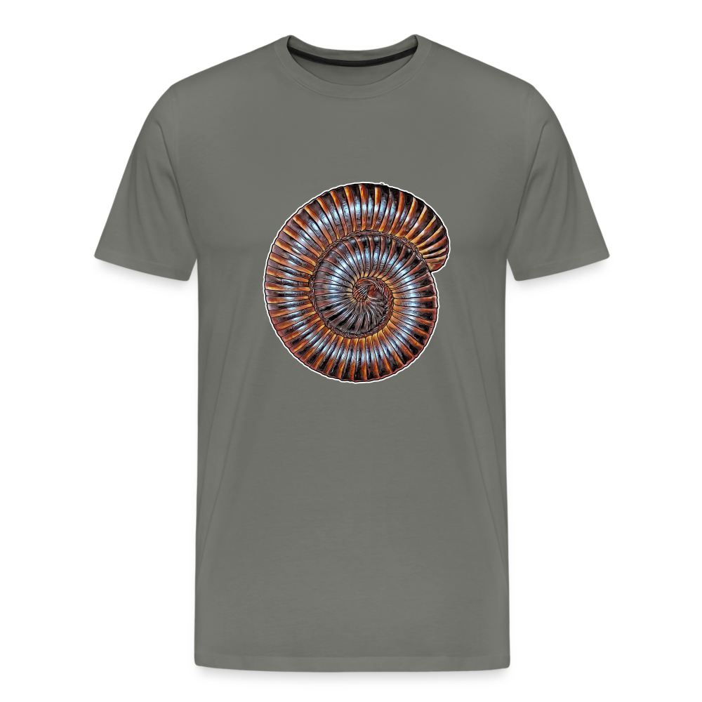 Männer Basic T-Shirt Archispirostreptus gigas - Asphalt
