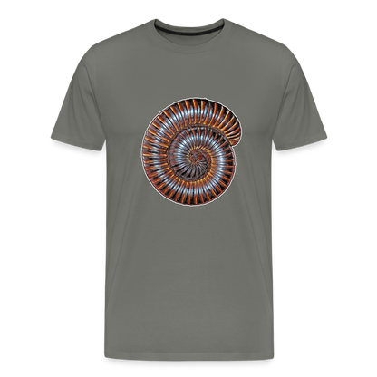 Männer Basic T-Shirt Archispirostreptus gigas - Asphalt