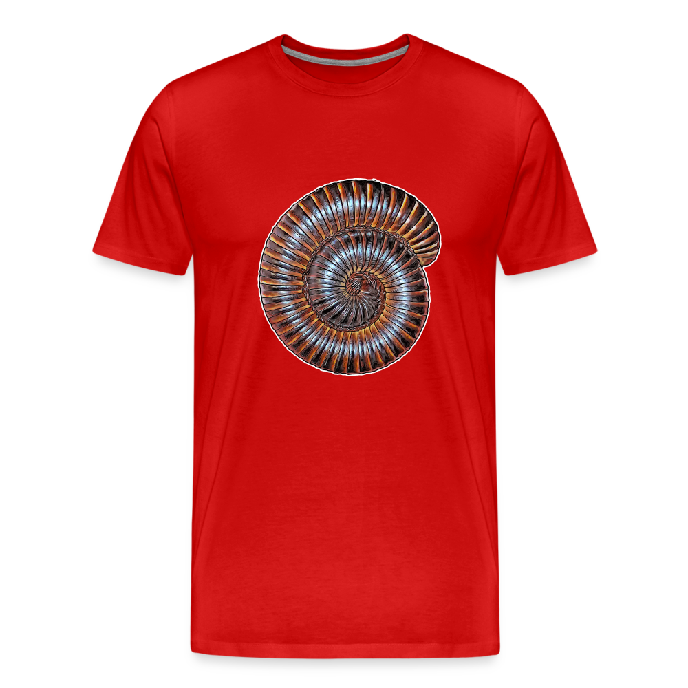 Männer Basic T-Shirt Archispirostreptus gigas - Rot