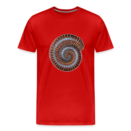 Männer Basic T-Shirt Archispirostreptus gigas - Rot
