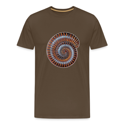 Männer Basic T-Shirt Archispirostreptus gigas - Edelbraun
