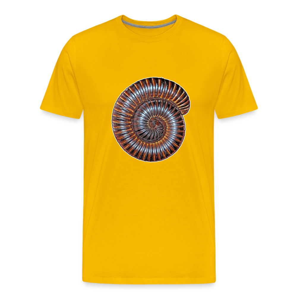 Männer Basic T-Shirt Archispirostreptus gigas - Sonnengelb