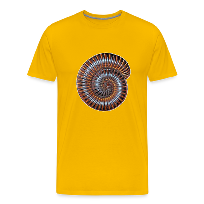 Männer Basic T-Shirt Archispirostreptus gigas - Sonnengelb