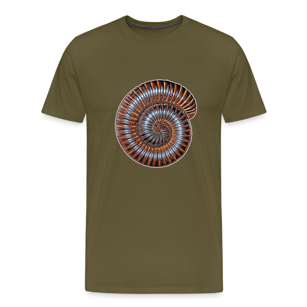 Männer Basic T-Shirt Archispirostreptus gigas - Khaki