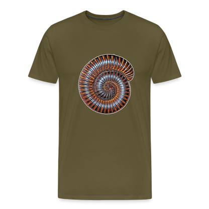 Männer Basic T-Shirt Archispirostreptus gigas - Khaki