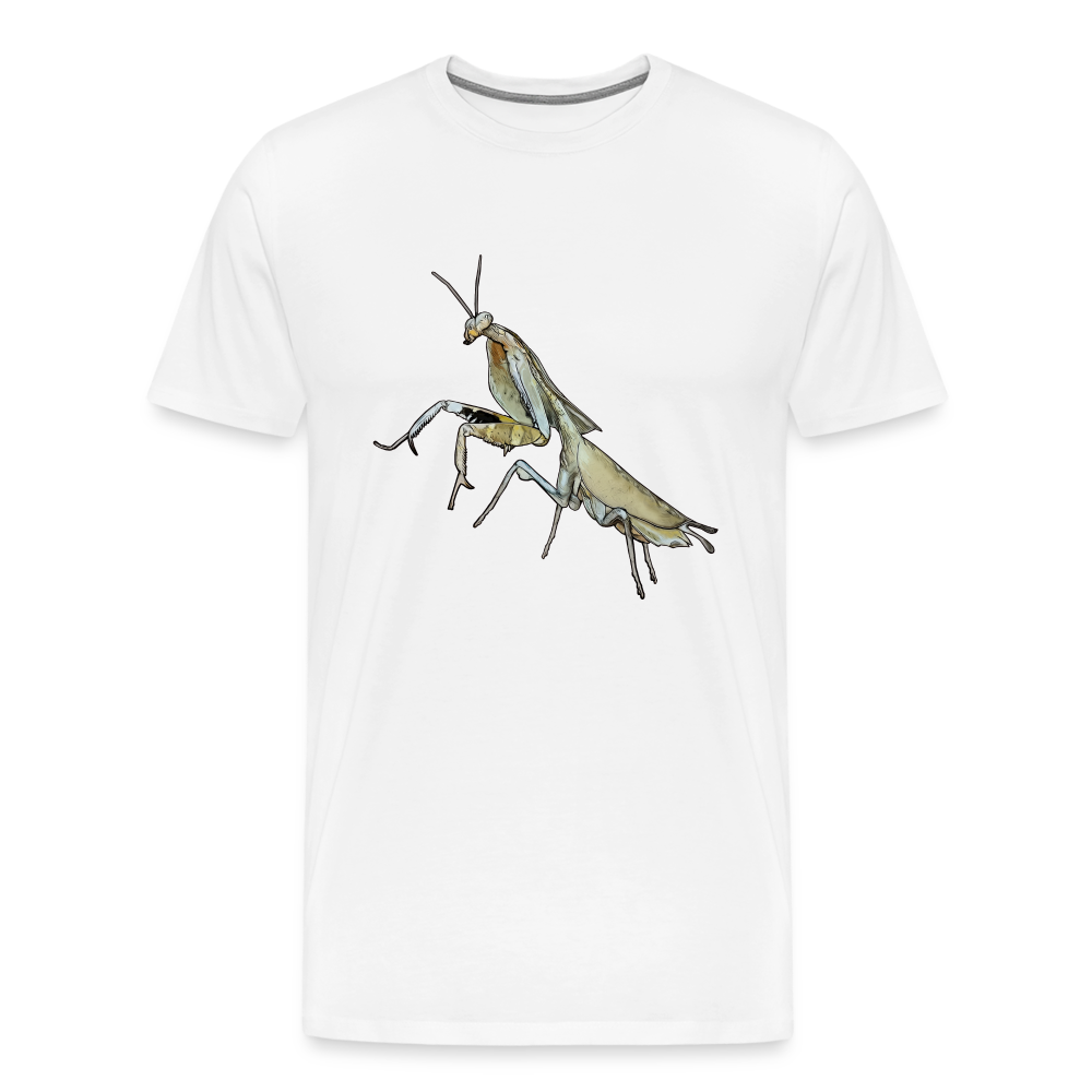 Männer Basic T-Shirt Deroplatys truncata female - weiß