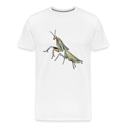 Männer Basic T-Shirt Deroplatys truncata female - weiß