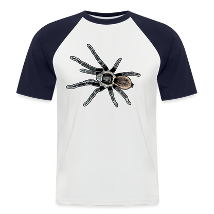 Männer Baseball T-Shirt Tliltocatl vagans - Weiß/Navy