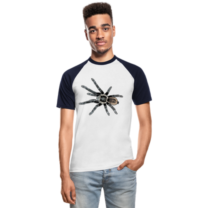 Männer Baseball T-Shirt Tliltocatl vagans - Weiß/Navy