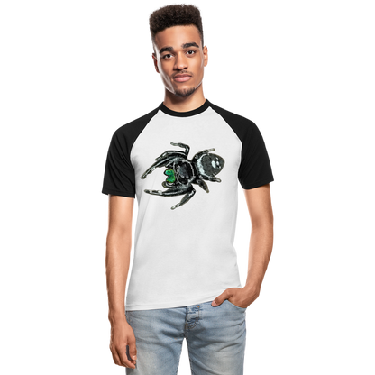 Männer Baseball T-Shirt Phidippus regius White Bahamas male - Weiß/Schwarz