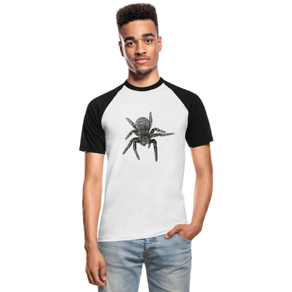 Männer Baseball T-Shirt Eresus walckenaeri - Weiß/Schwarz