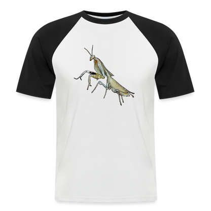 Männer Baseball T-Shirt Deroplatys truncata female - Weiß/Schwarz