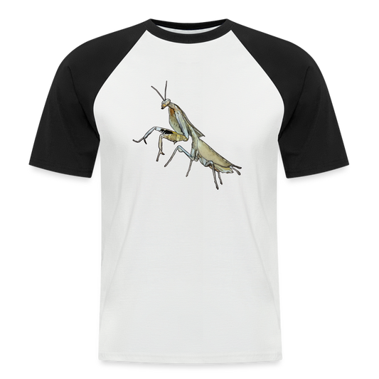 Männer Baseball T-Shirt Deroplatys truncata female - Weiß/Schwarz