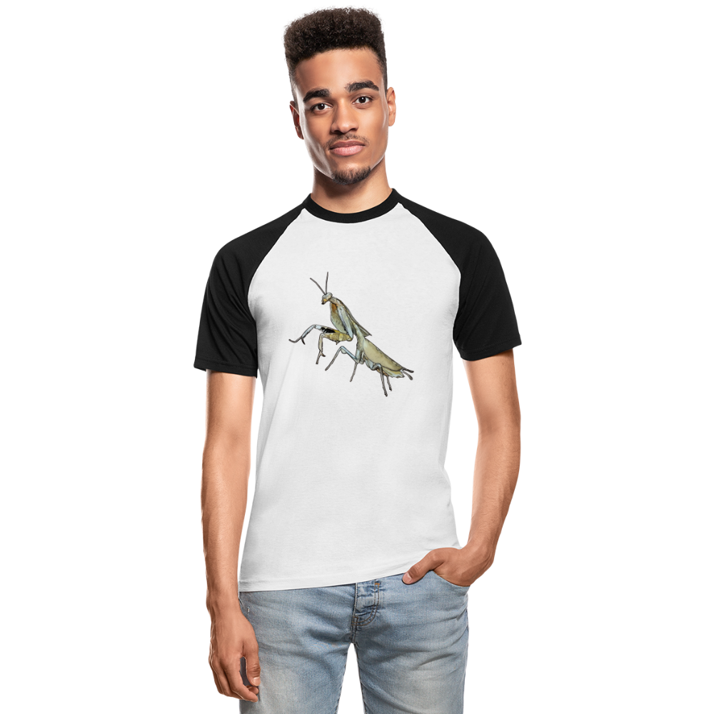 Männer Baseball T-Shirt Deroplatys truncata female - Weiß/Schwarz