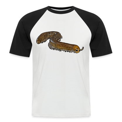 Männer Baseball T-Shirt Telodeinopus aoutii - Weiß/Schwarz
