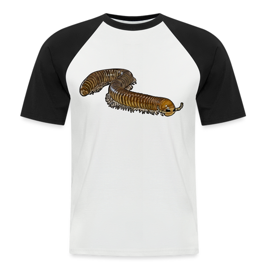 Männer Baseball T-Shirt Telodeinopus aoutii - Weiß/Schwarz