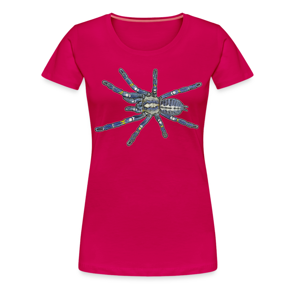 Frauen Basic T-Shirt - dunkles Pink