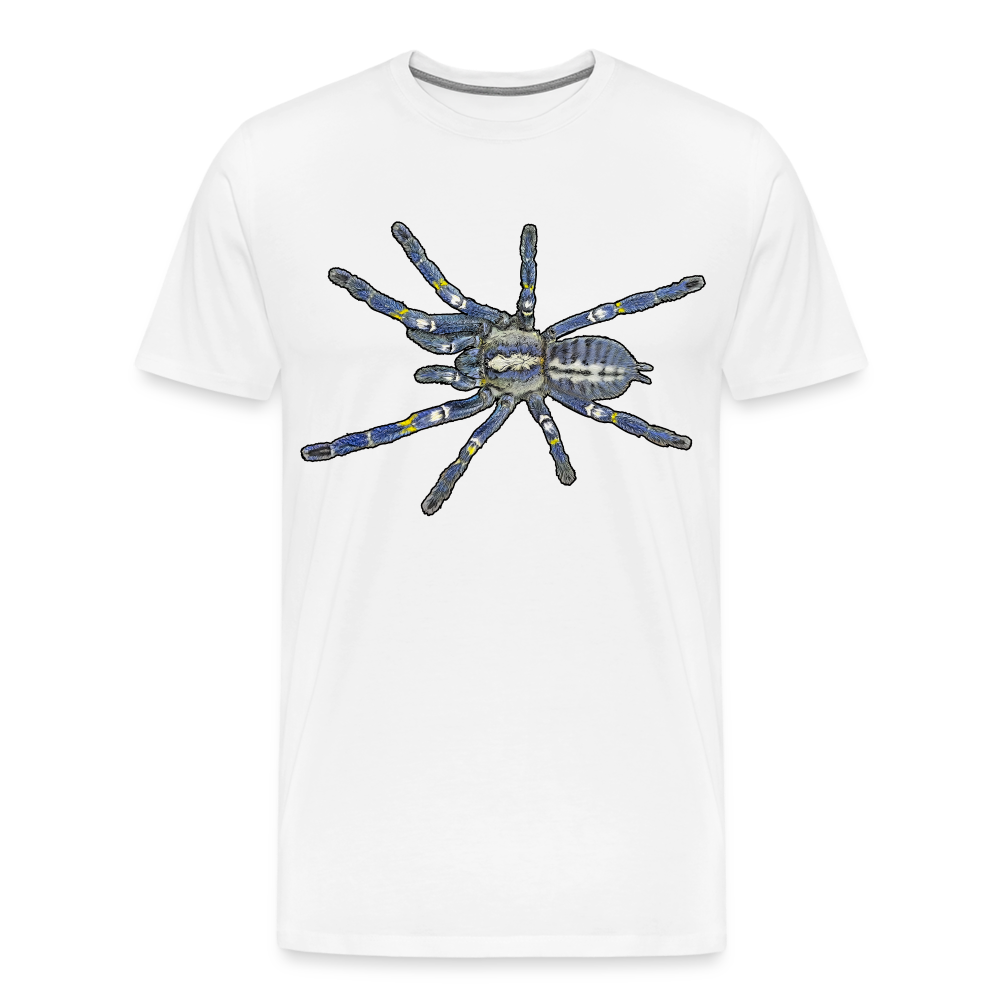 Männer Basic T-Shirt Poecilotheria metallica - weiß